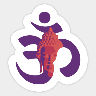 Buddha Om Symbol Sticker